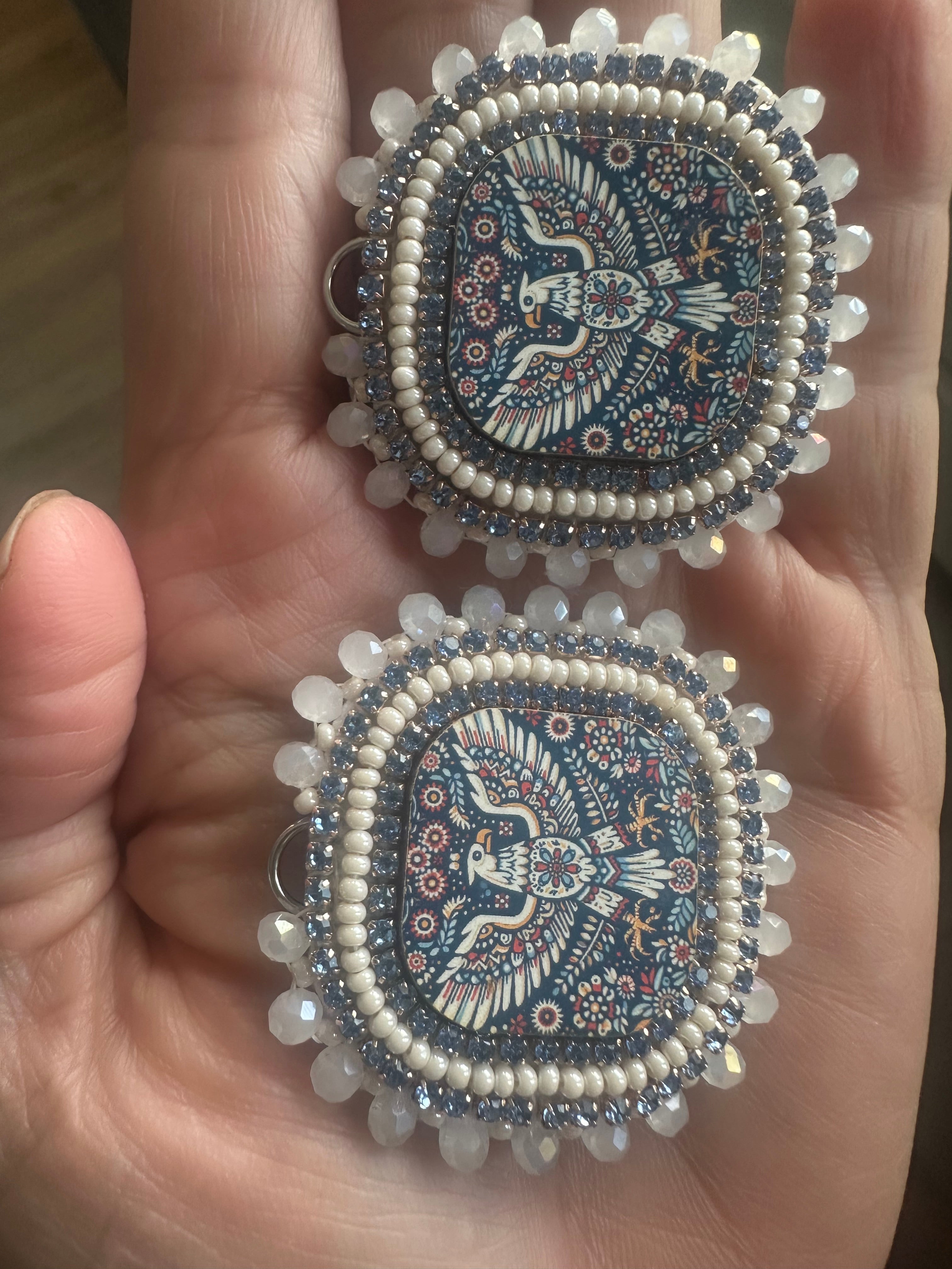 Handcrafted Eagle Statement Earrings