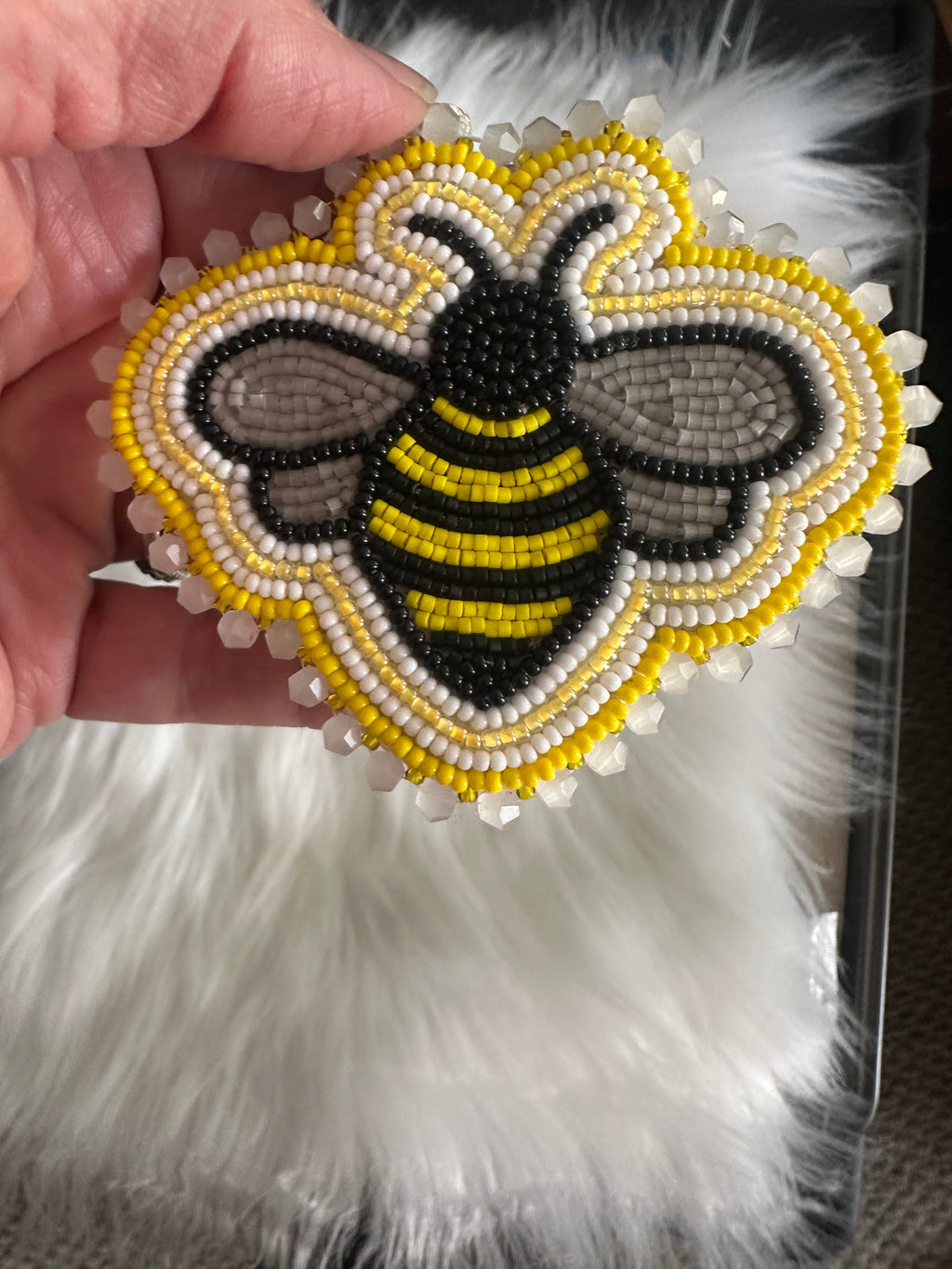 Bee Medallion Necklace Set