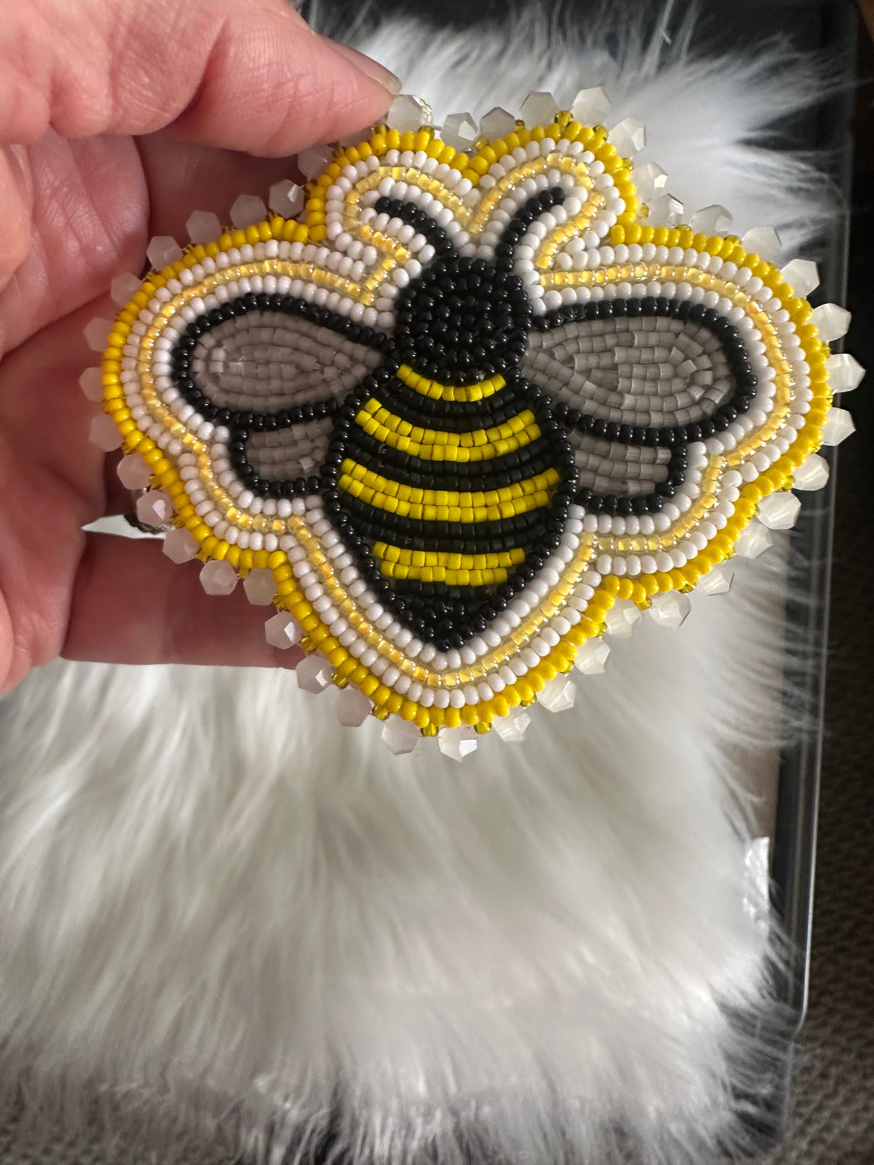 Bee Medallion Necklace Set