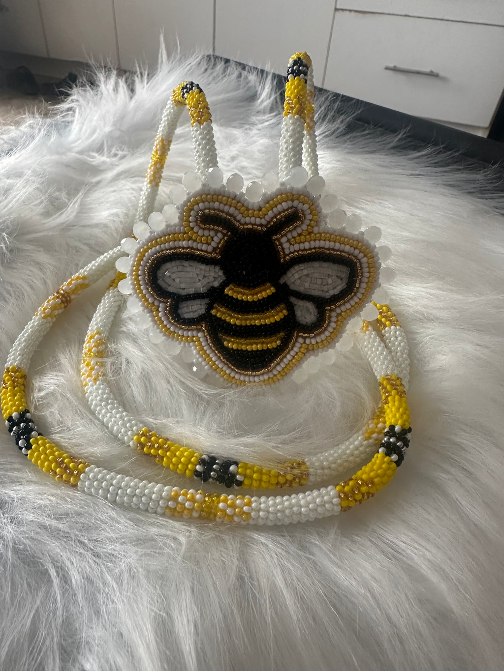Bee Medallion Necklace Set