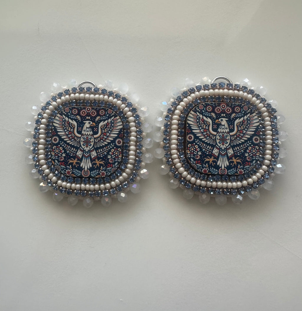 Handcrafted Eagle Statement Earrings