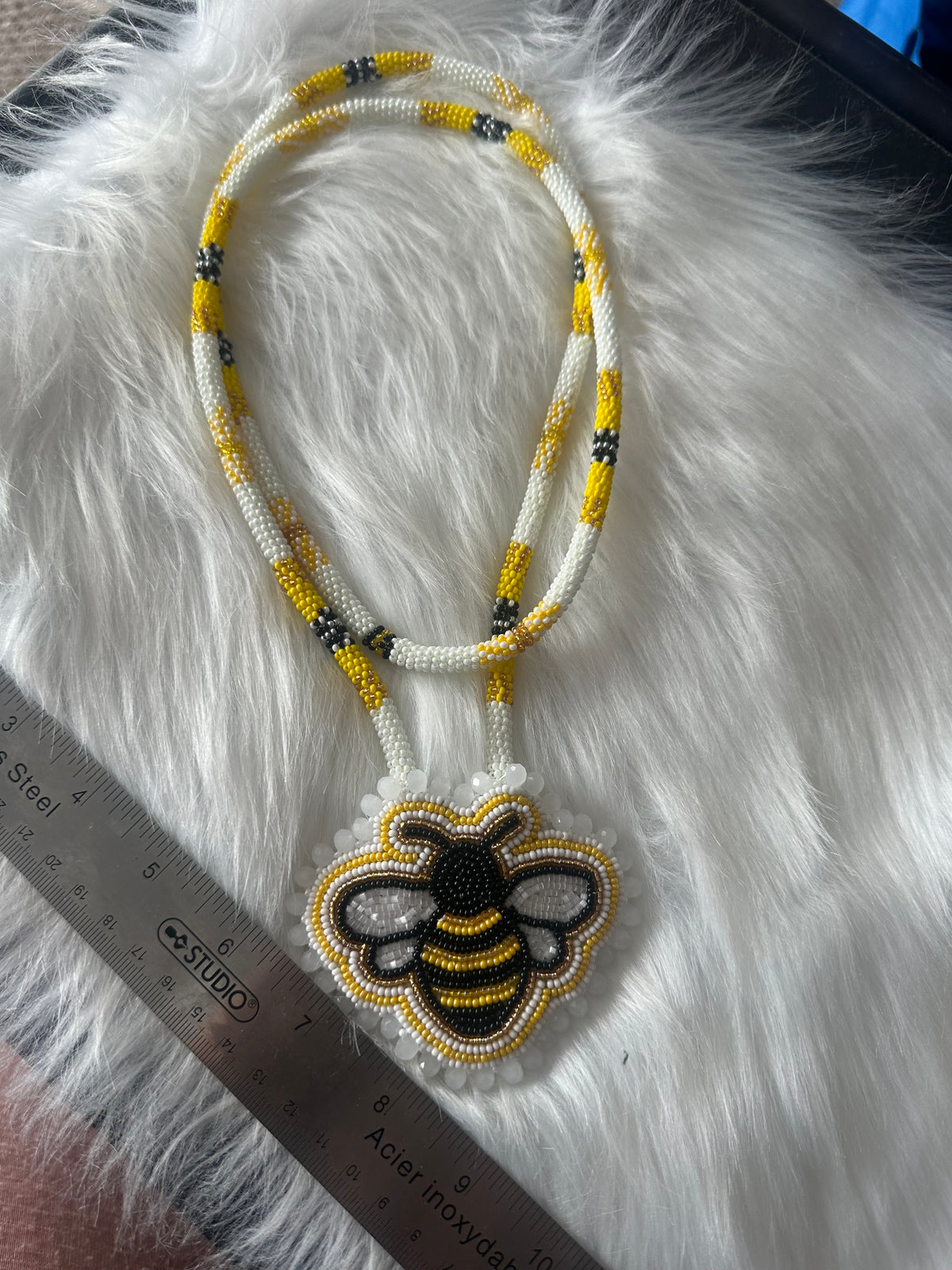 Bee Medallion Necklace Set
