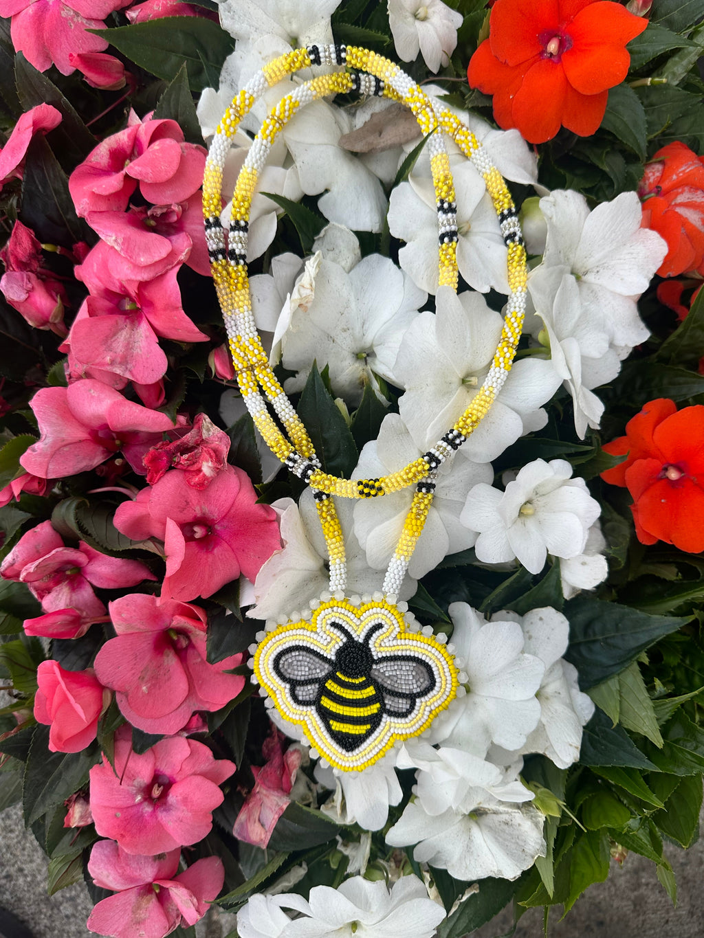 Bee Medallion Necklace Set