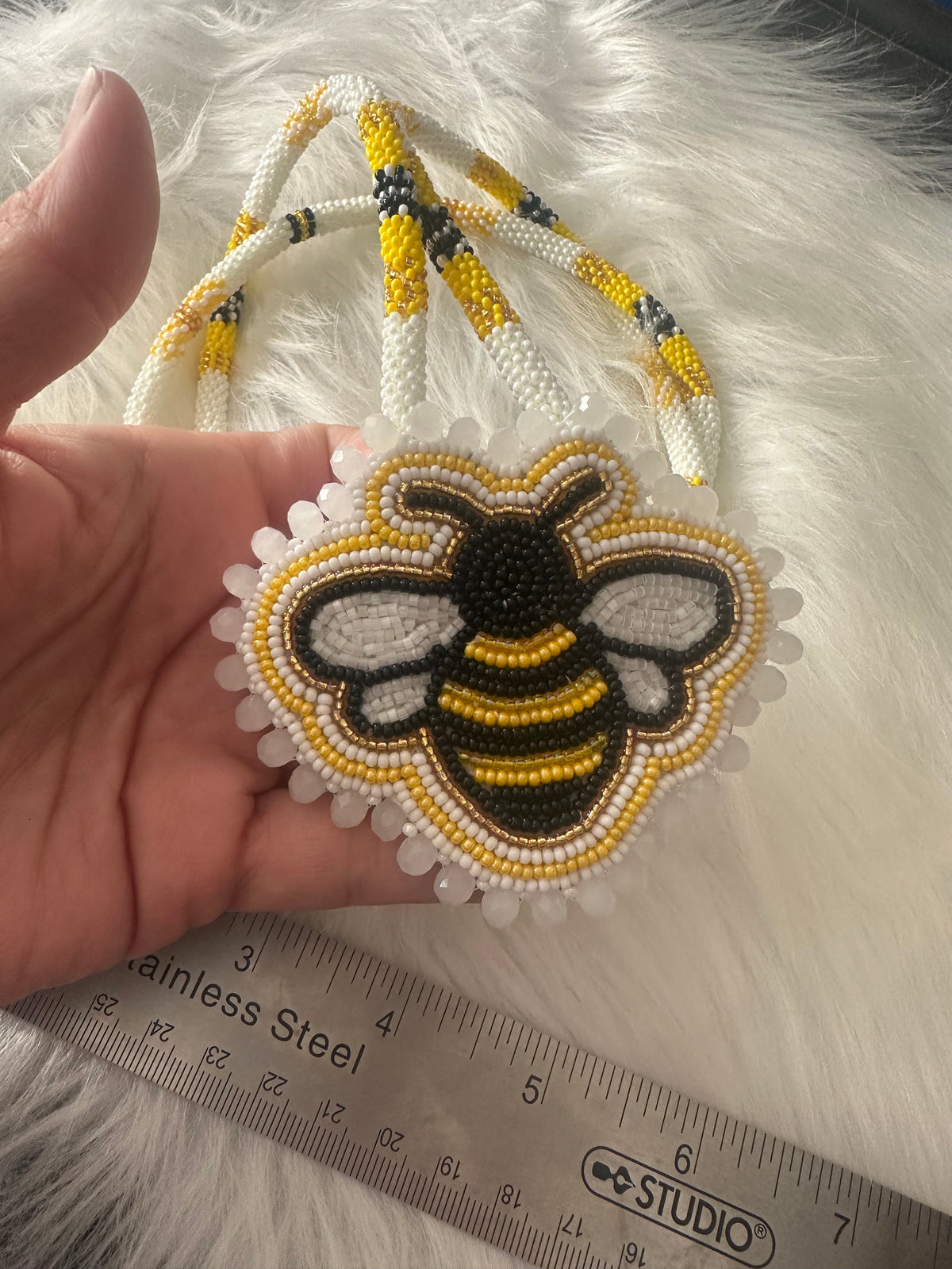 Bee Medallion Necklace Set