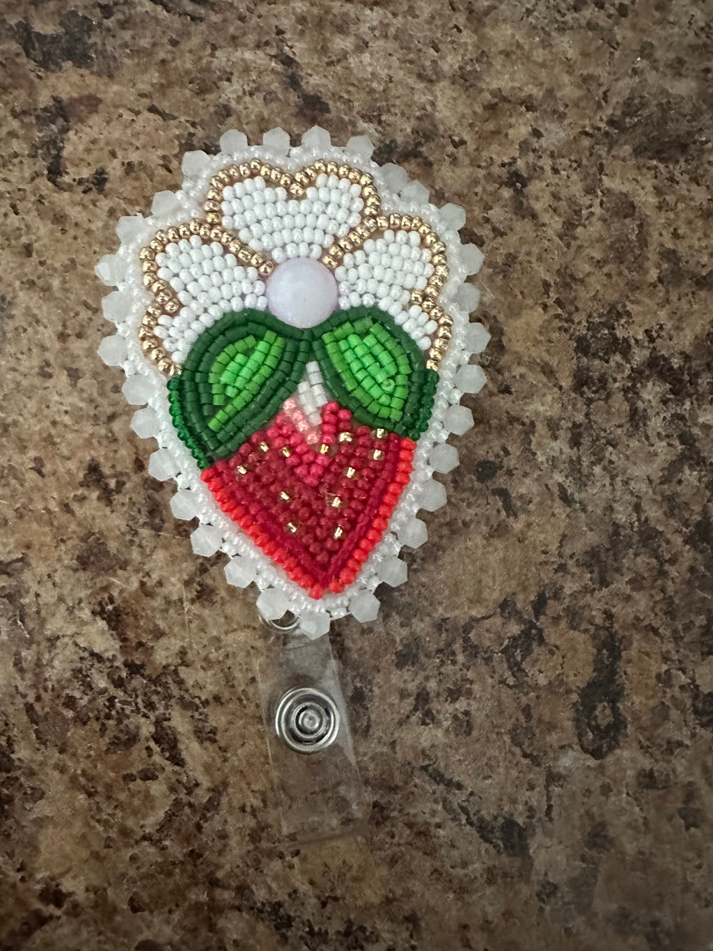 Strawberry Badge Reel