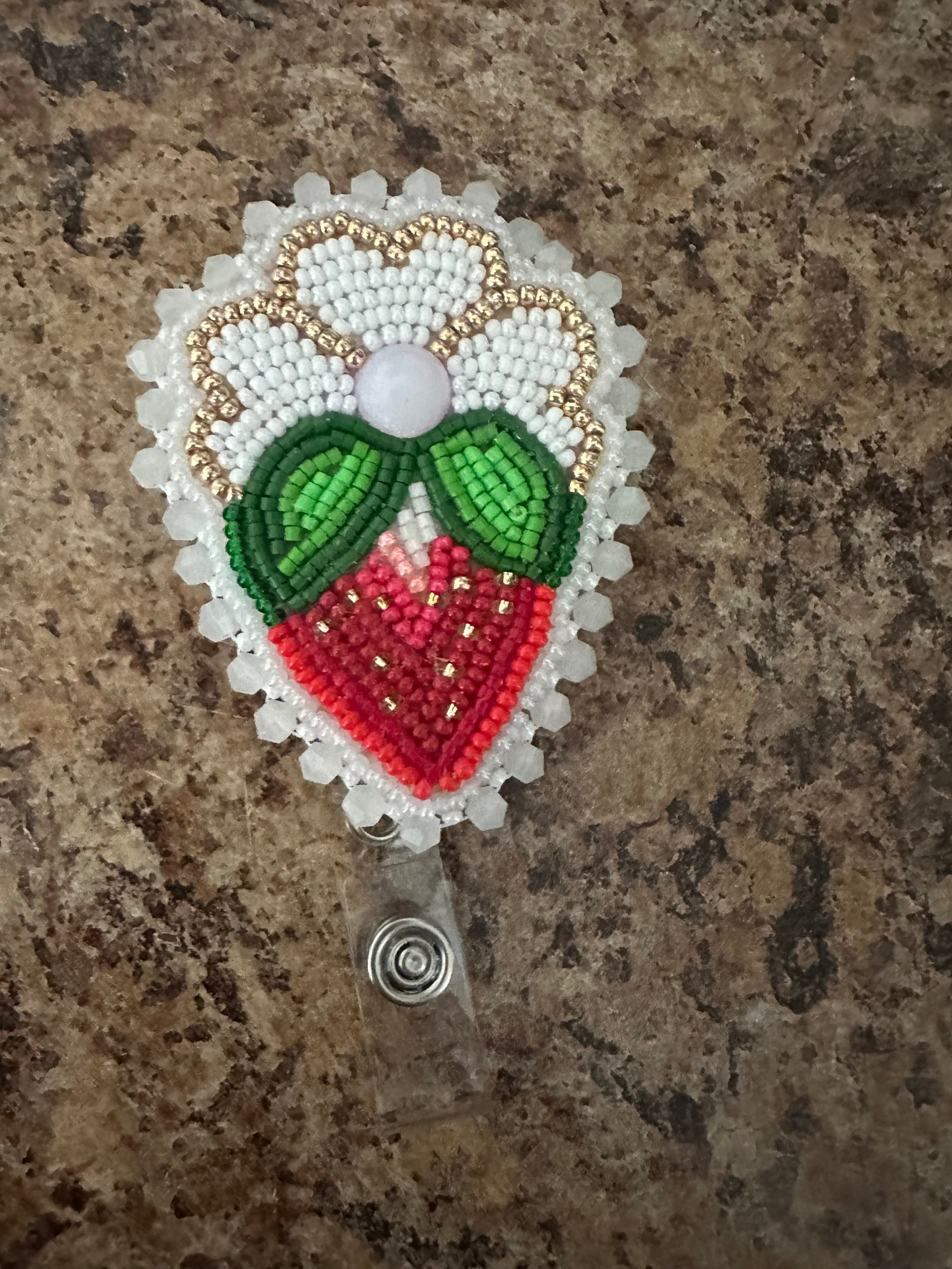 Strawberry Badge Reel