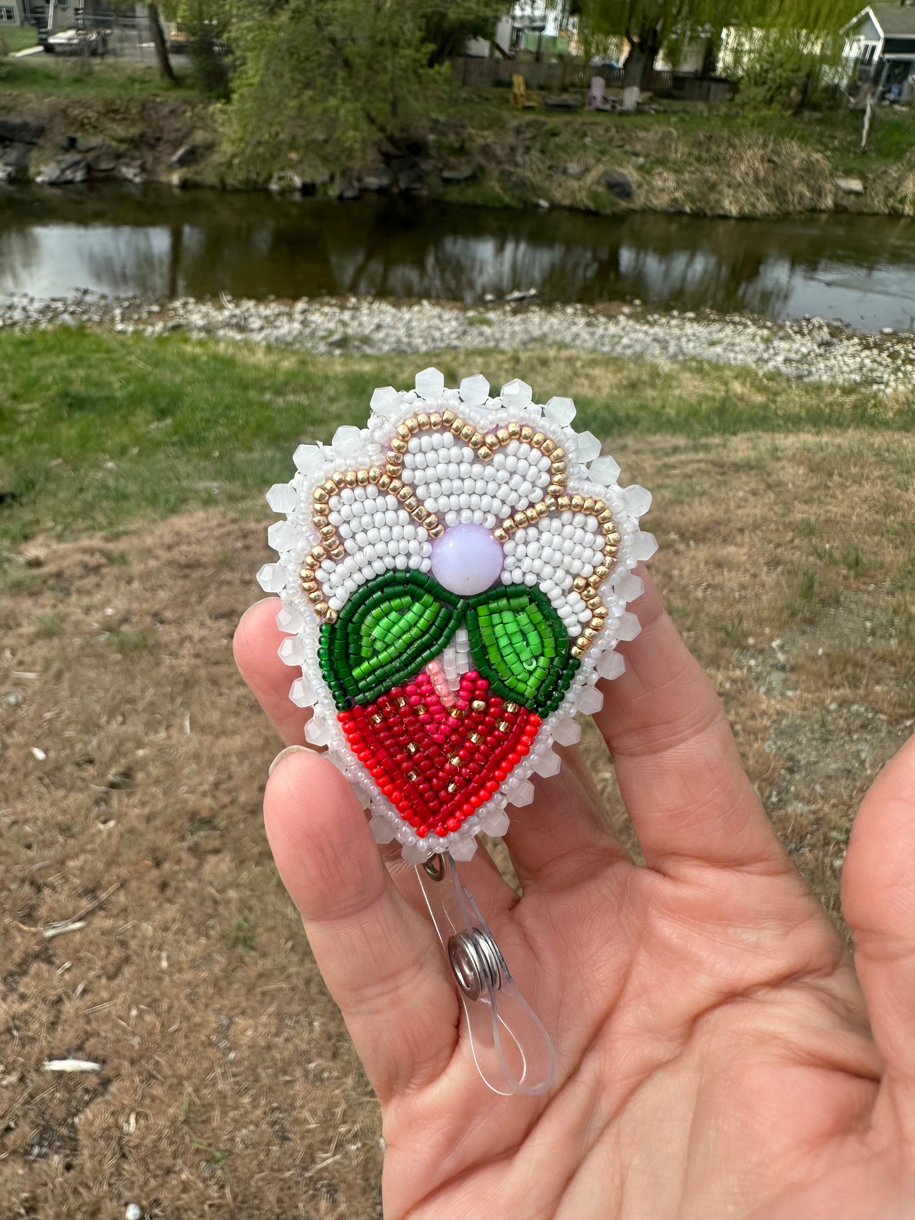 Strawberry Badge Reel