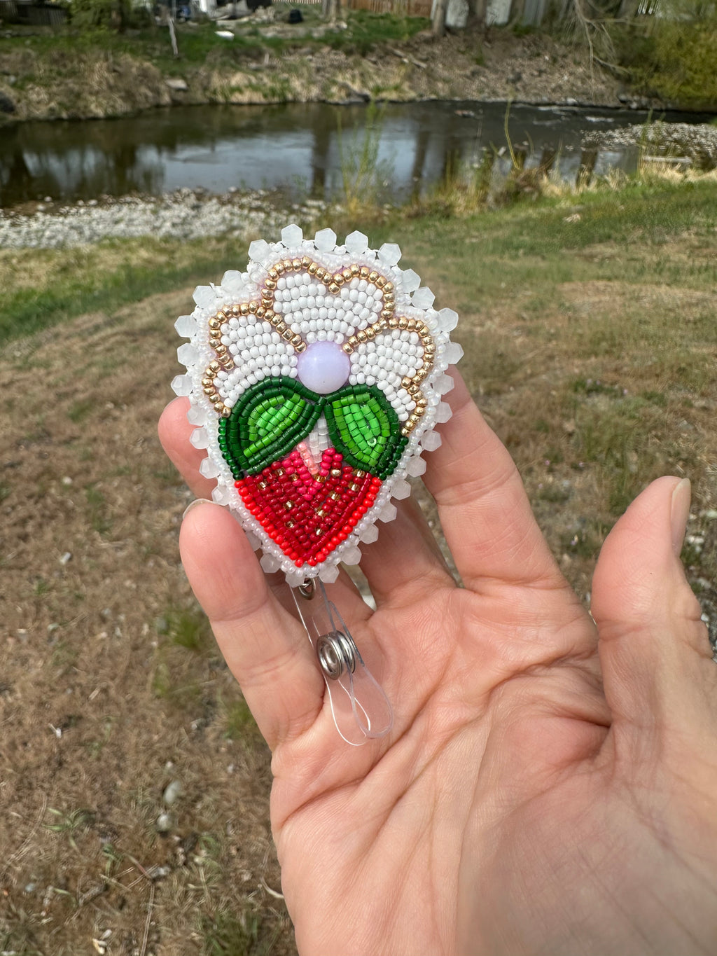 Strawberry Badge Reel