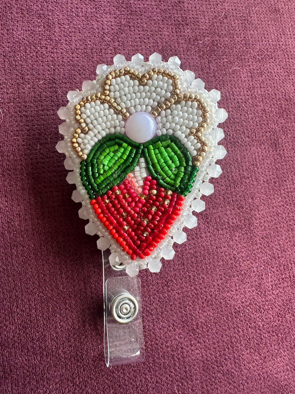 Strawberry Badge Reel