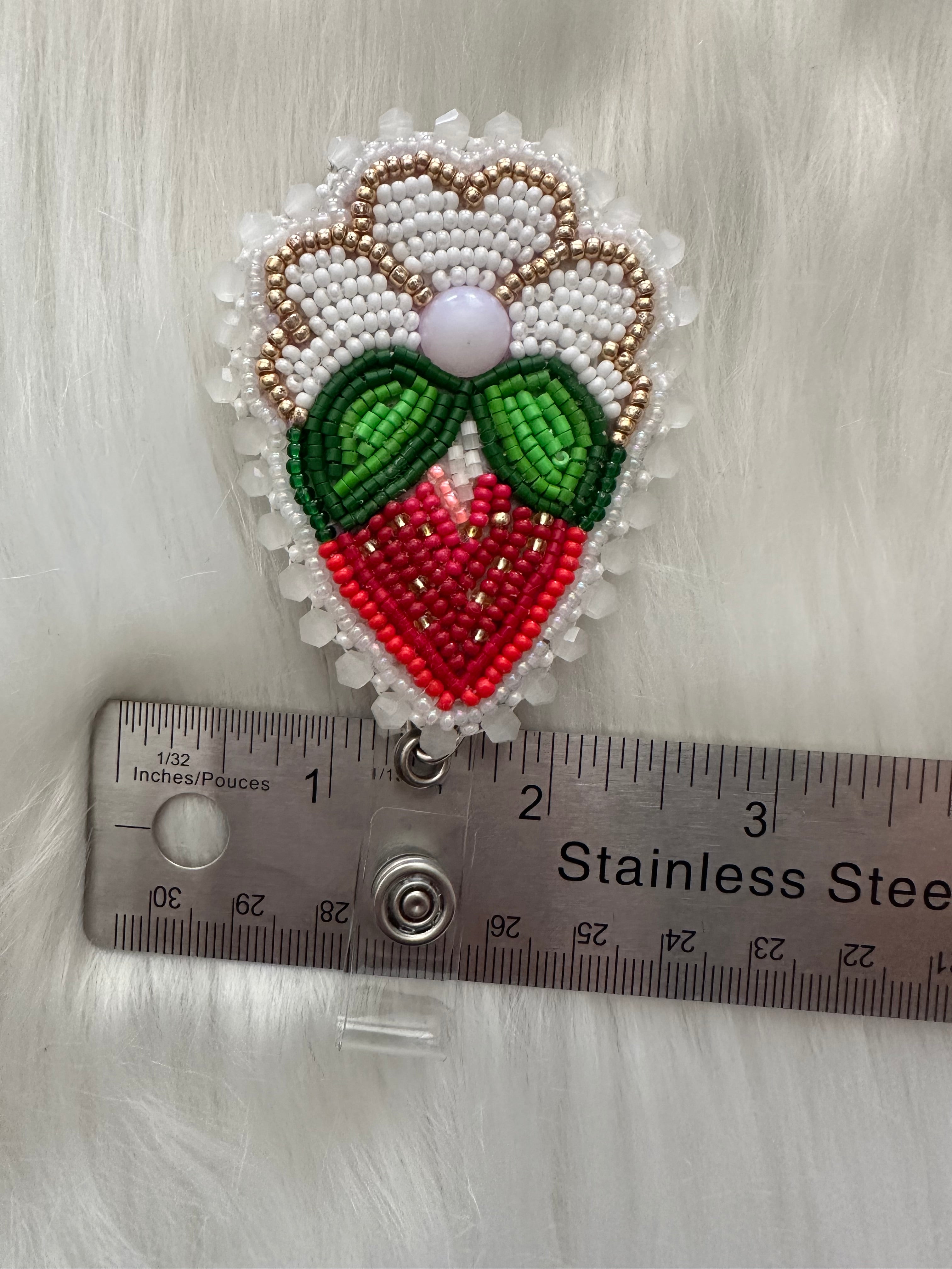 Strawberry Badge Reel
